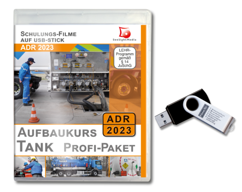 Aufbaukurs Tank Filmpaket 3 - 8 - 8.2 ADR 2023 -USB- UPGRADE von ADR 2021